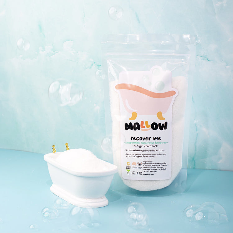 Mallow bath soak collection