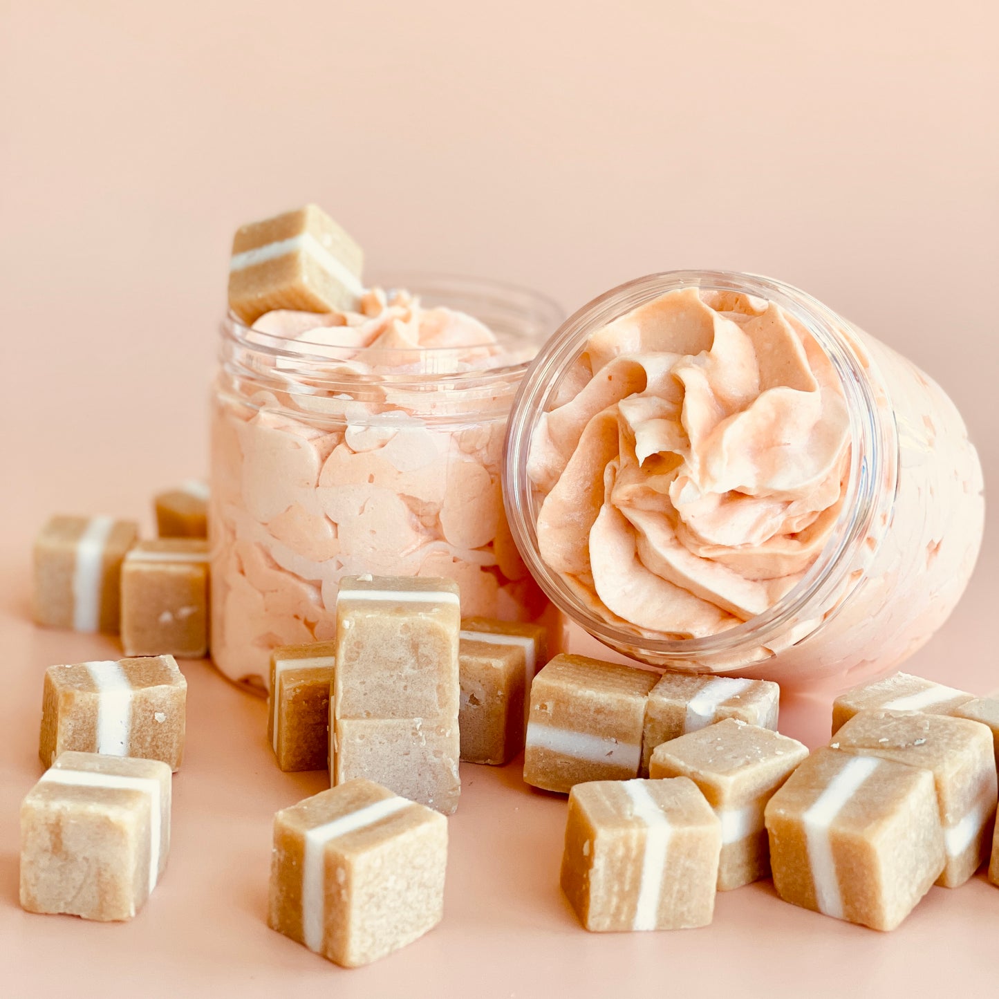 Caramel whipped soap