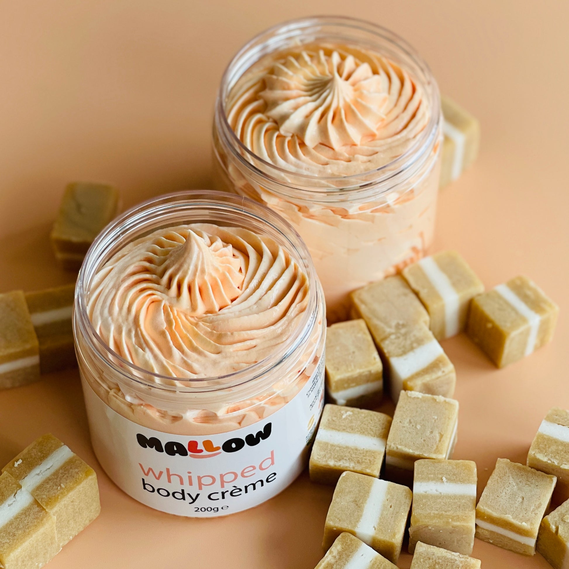 Caramel whipped body cream