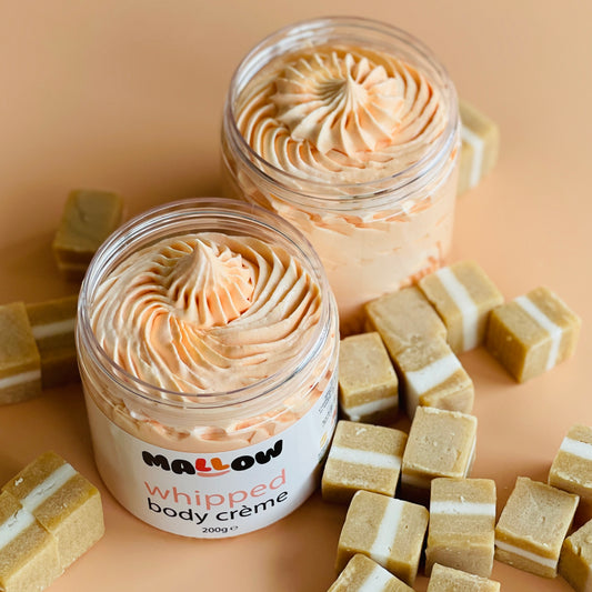 Caramel whipped body cream