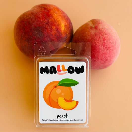 Peach wax melt