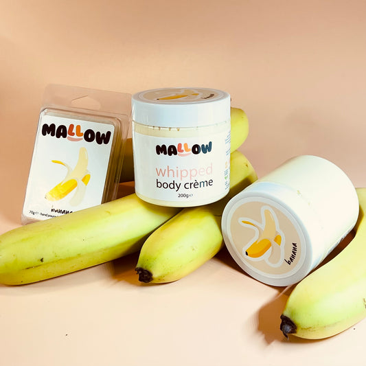 Banana whipped body cream