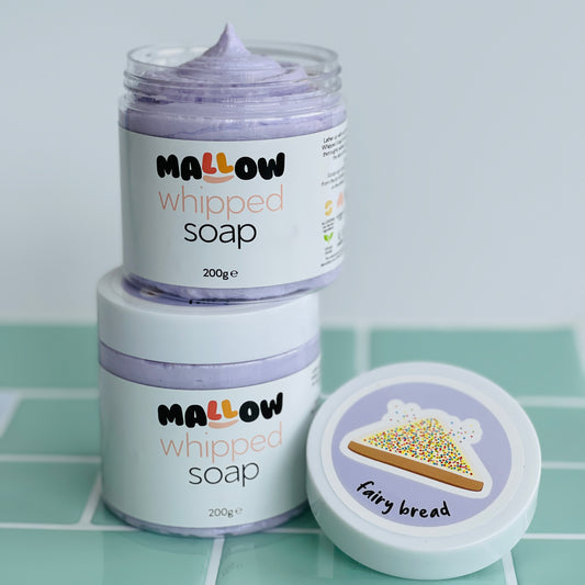Fairy bread whipped soap