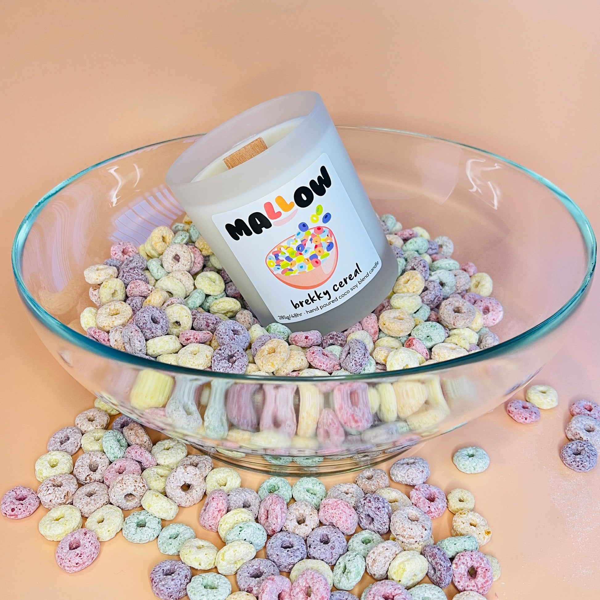 Froot Loops candle