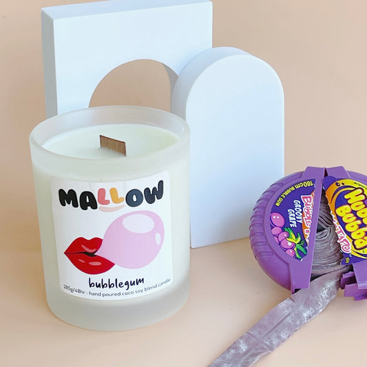Bubblegum candle