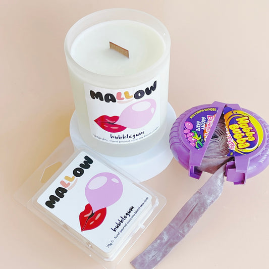 Bubblegum candle