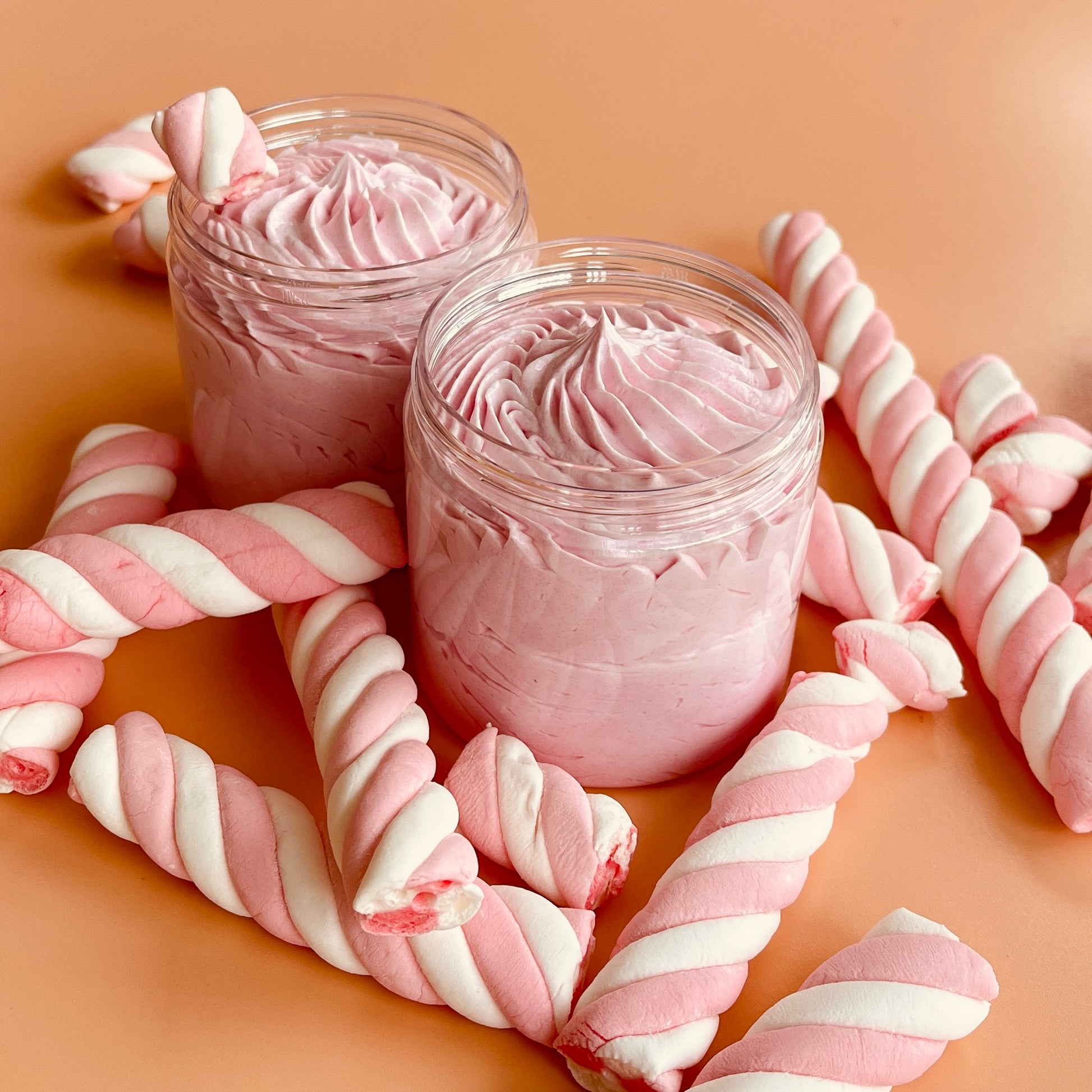 Marshmallow whipped body cream