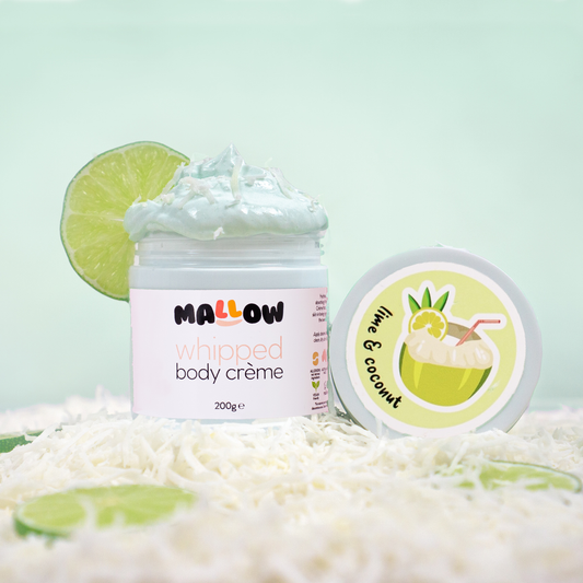 Lime & Coconut Whipped Body Crème – Tropical Hydrating Body Cream