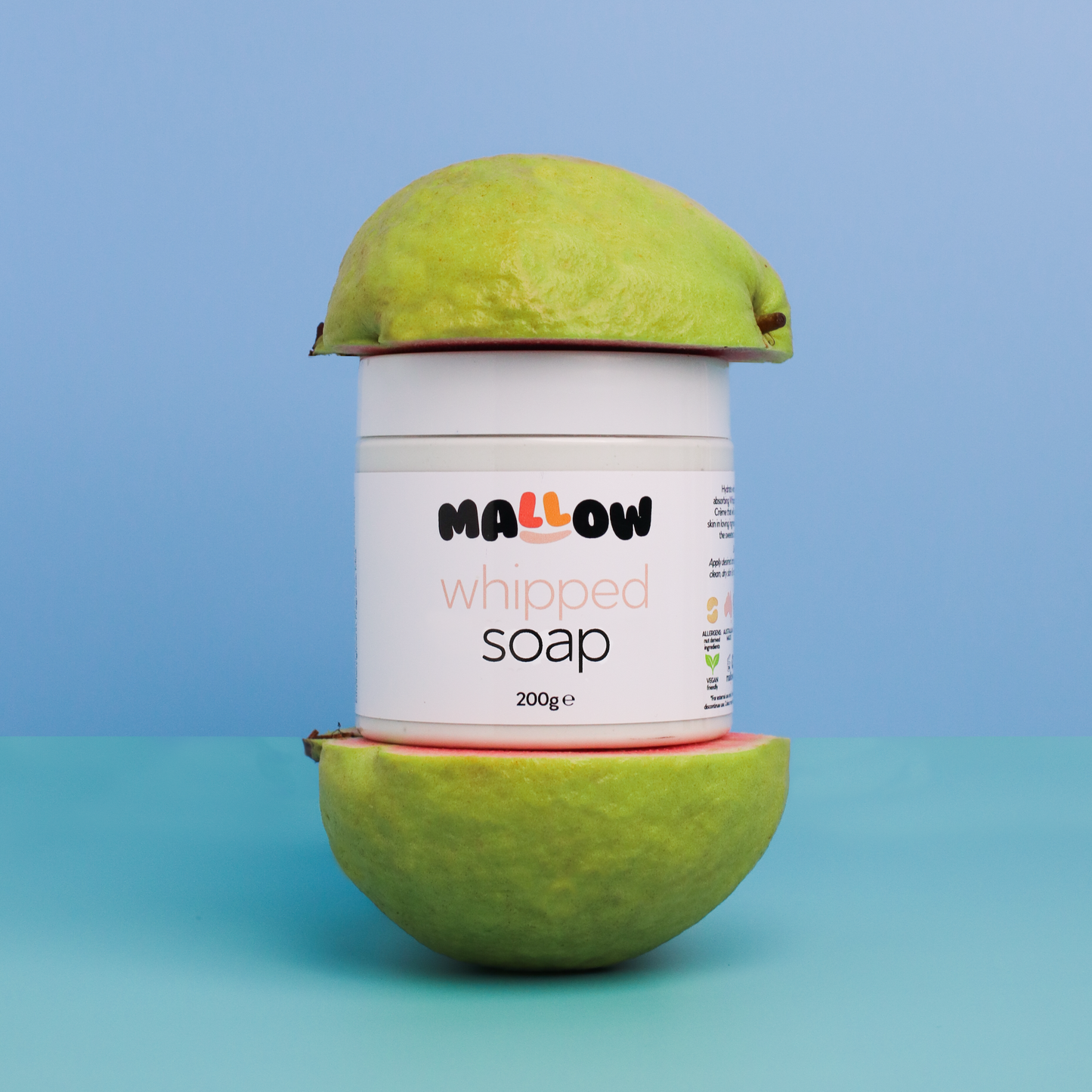 lychee & guava whipped soap