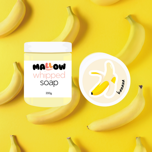 Banana Whipped Soap