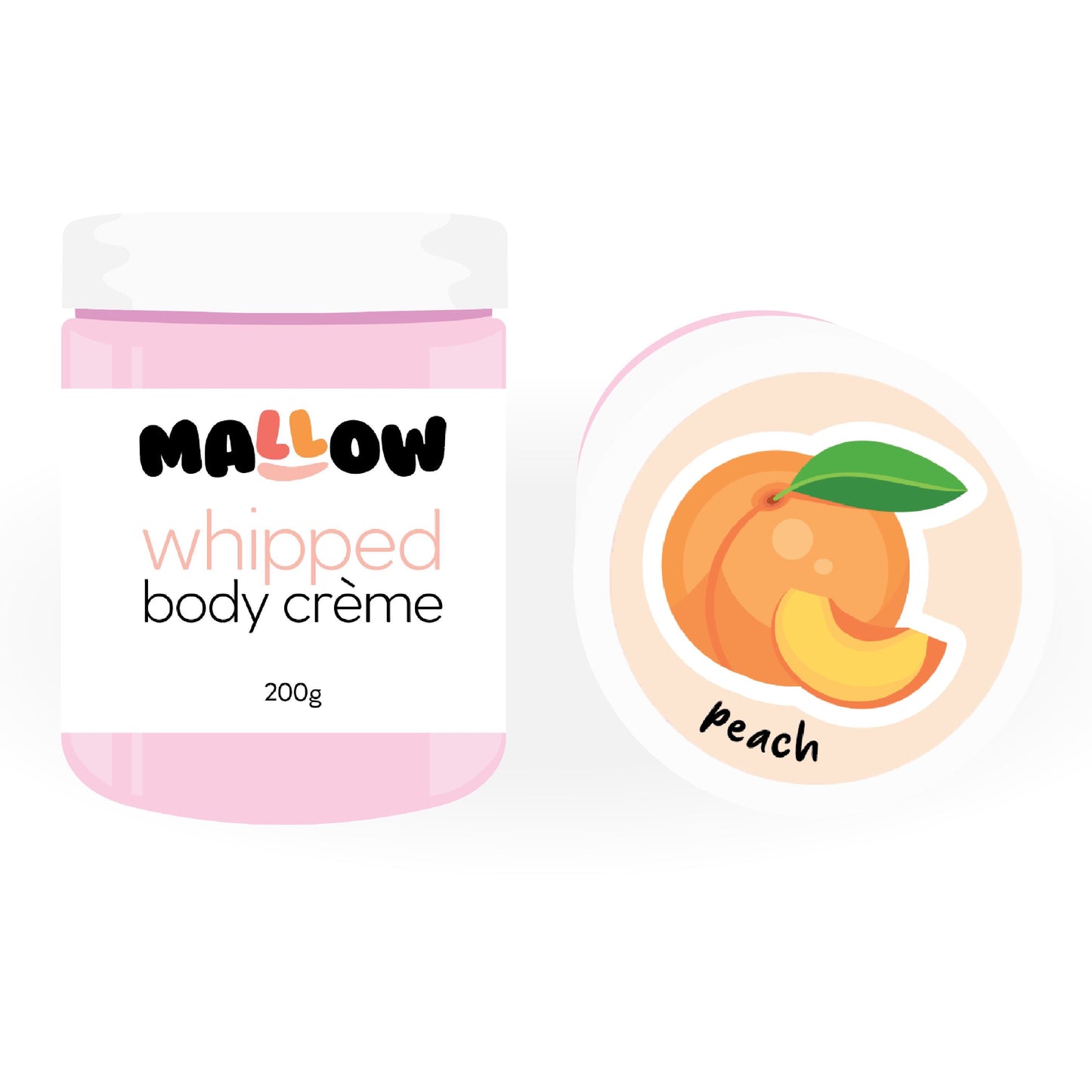 Mallow whipped body cream