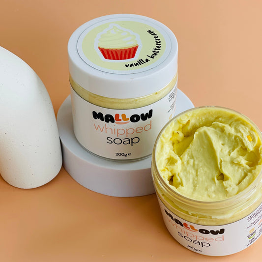 vanilla buttercream whipped soap