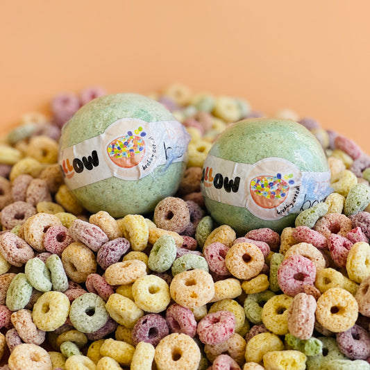 Froot Loops brekky cereal bath bomb