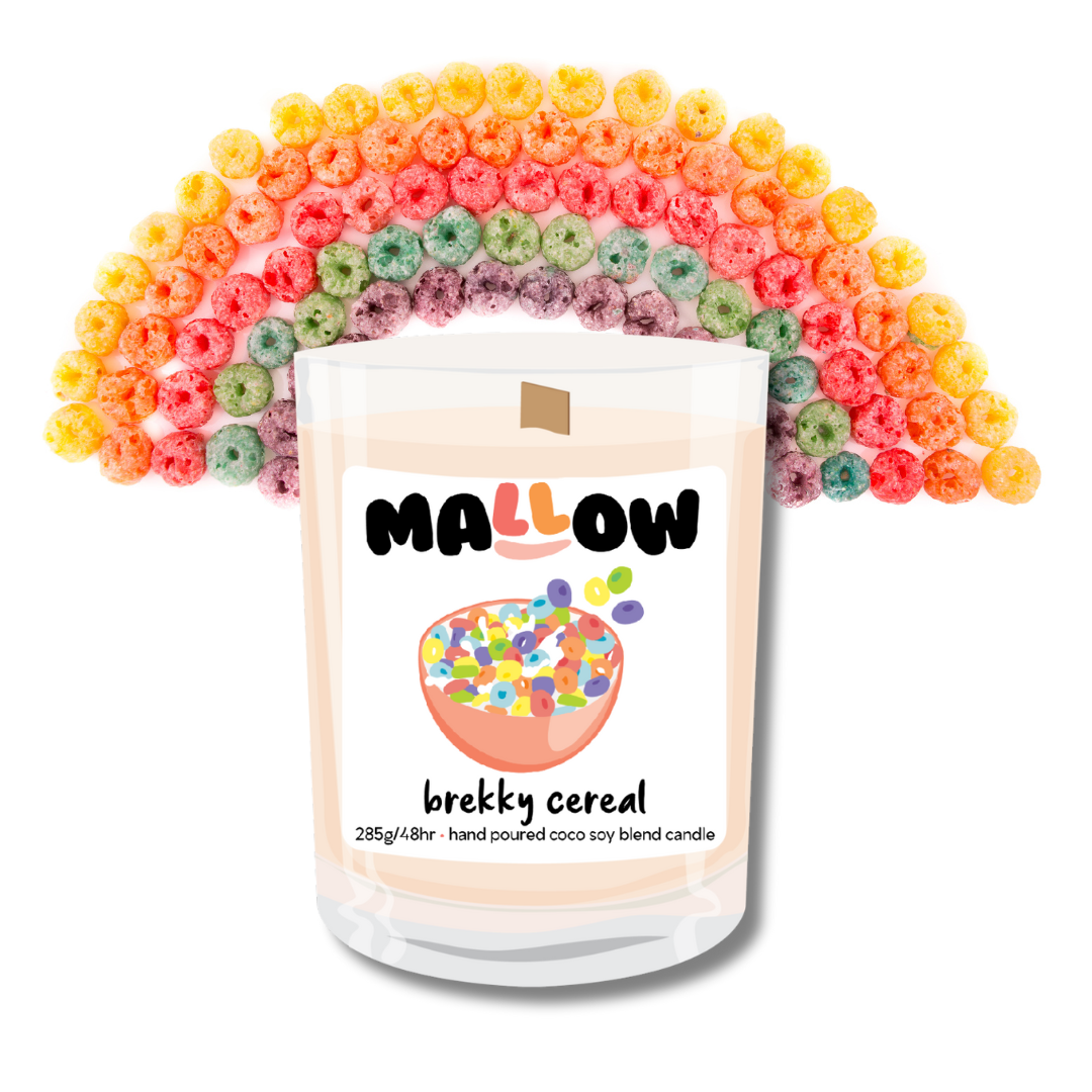 Froot Loops Brekky Cereal Candle