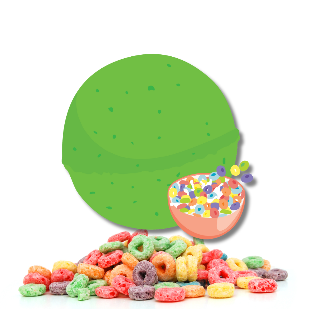 Froot Loops Brekky Cereal Bath Bomb