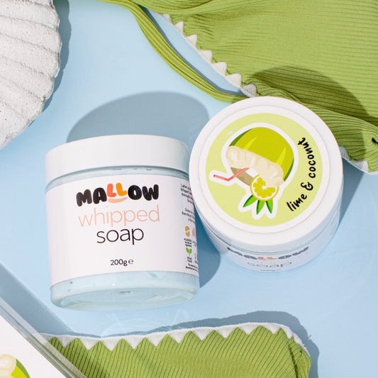 Lime & Coconut Whipped Soap