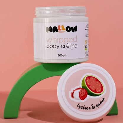 lychee & guava whipped body creme