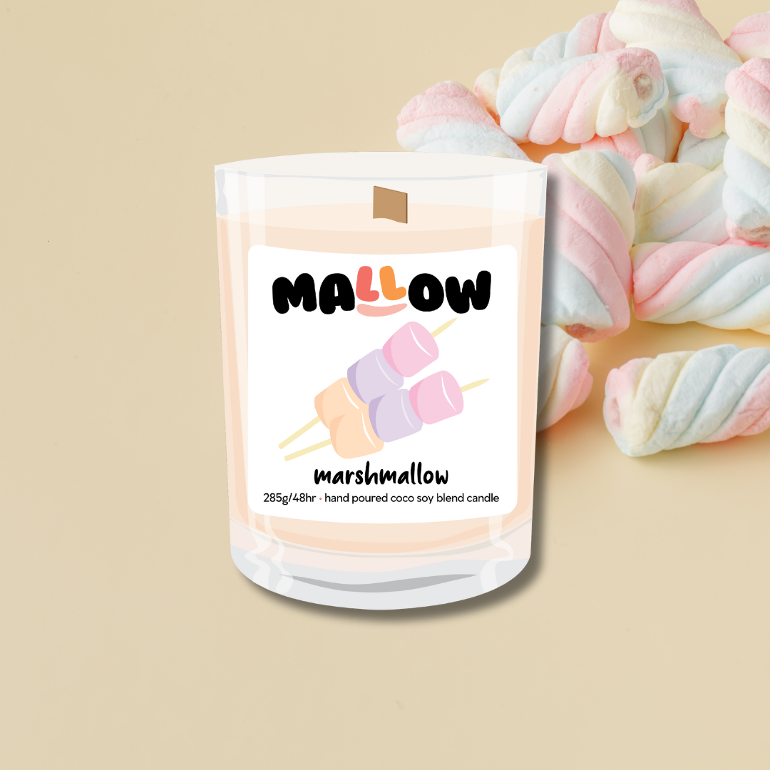 Marshmallow Candle
