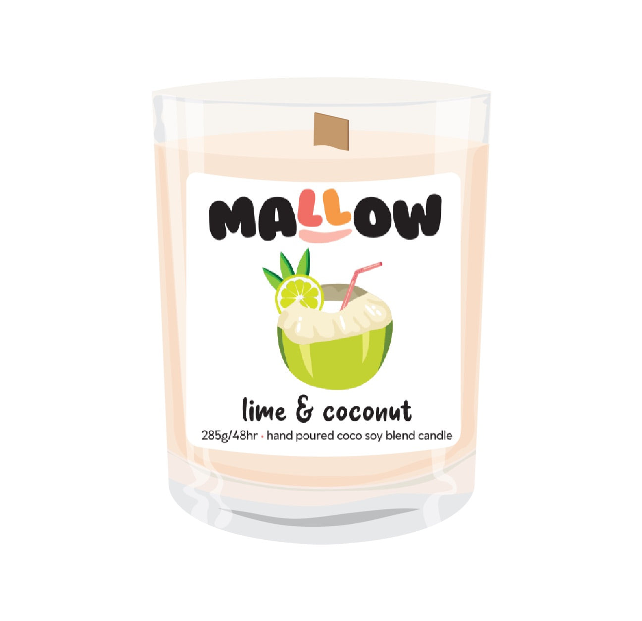 Lime & Coconut Candle