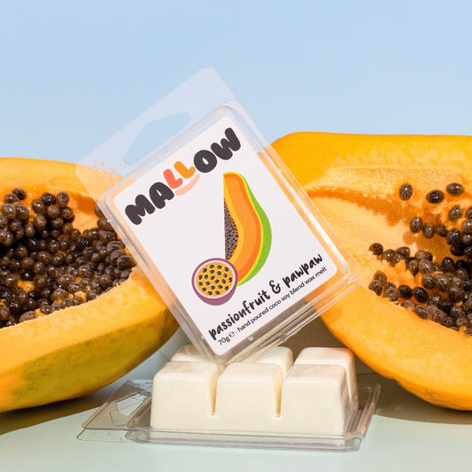 Mallow Passionfruit & Pawpaw Wax Melt 